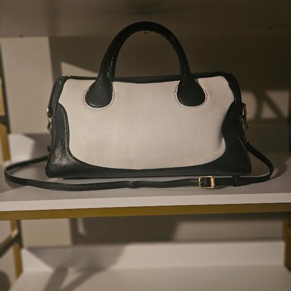 J. Crew Leather Tote (original black strap included) - Picture 2 of 6